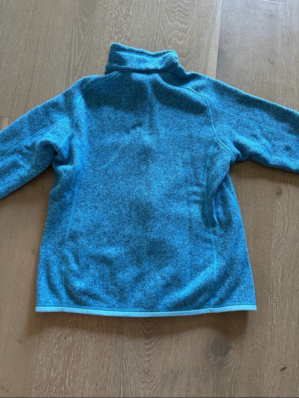 Women’s Patagonia Teal Full-Zip Sweater Jacket - Picture 4 of 4